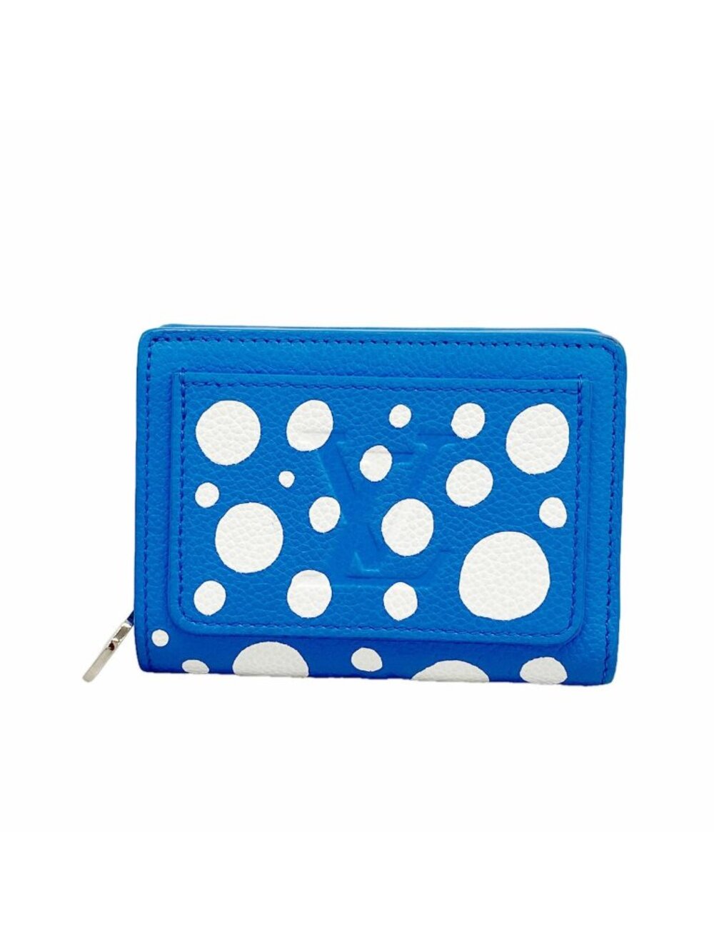 Louis Vuitton Wallet Monogram Empreinte Yayoi Kusama Portefeuille Clair Blue